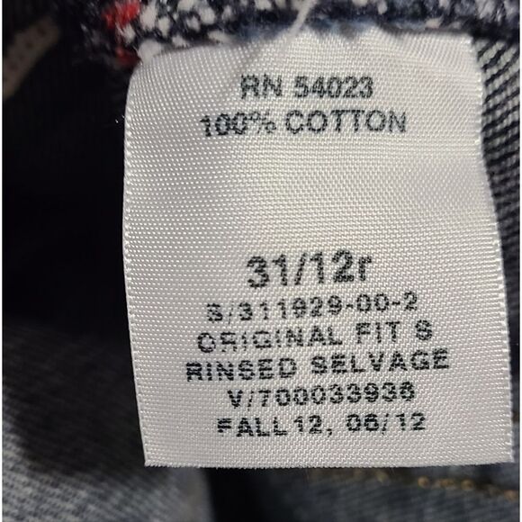 GAP 1969 4 Button Fly Original Fit Jeans size 31 / 12R - Picture 10 of 10